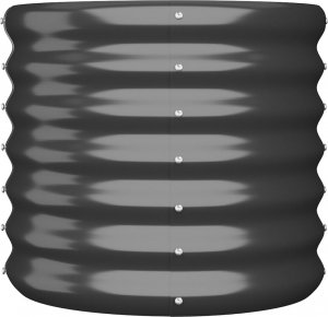 vidaXL vidaXL Donica ogrodowa, stal malowana proszkowo, 40x40x36 cm, antracyt 3