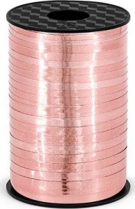 PartyDeco Wstążka plastikowa, różowe złoto, 5mm/225m one size 1