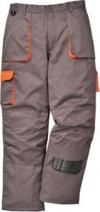Portwest TX11 TEXO - dwukolorowe spodnie ochronne do pasa - czarny 3XL 1