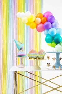 PartyDeco Kurtyna Party, mix, 100x195cm one size 2