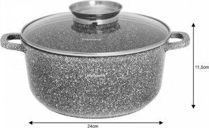 Klausberg GARNEK MARMURKOWY 4,5L 24cm KLAUSBERG KB-7522 3