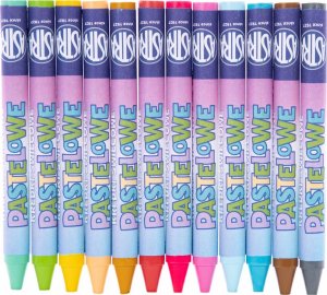 Astra Kredki świecowe PASTELOWE 12 kolorów Astra 4