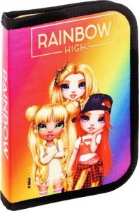 Piórnik Astra Piórnik dwuklapkowy Rainbow High Golden Style Astrabag 3