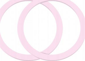 Podstawka Joyroom Joyroom zestaw metalowych pierścieni magnetycznych do smartfona 2 szt. różowy (JR-Mag-M3) 2