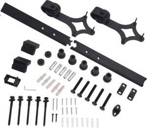 Bonmario System drzwi przesuwnych typu BARNDOOR wzór: diament bez drzwi 2