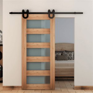 Bonmario System drzwi przesuwnych typu BARNDOOR wzór: podkowa E bez drzwi 3