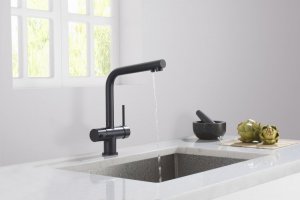 Bateria kuchenna Blue Water Crystal stojąca czarna matowa (BW-5901730616576) 5