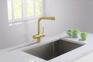 Bateria kuchenna Blue Water Crystal stojąca mosiądz (BW-5901730616583) 5