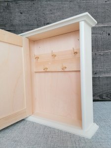 Prowansalska Manufaktura Szafka na klucze Ażurowe Liście-57 5