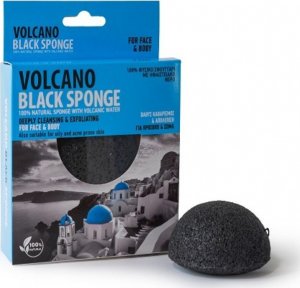 Czarna gąbka typu konjac MINI Santo Volcano Spa 1