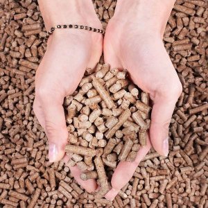 Żwirek dla kota Springos Pellet, żwirek drewniany dla kotów i gryzoni, ściółka 30kg UNIWERSALNY 4