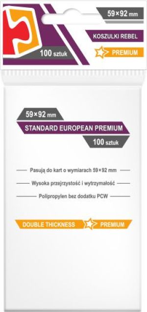 Rebel Koszulki Standard European Premium 59x92 (100szt) (232244) 1