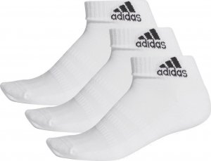 Adidas Skarpety ADIDAS ANK 3-Stripes Cushioned 3 pary Białe  S 1