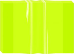 Biurfol Okładka A5 na zeszyt PVC krystaliczna neon 10szt 1