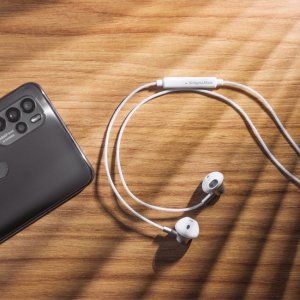 Słuchawki Kruger&Matz Słuchawki douszne z mikrofonem Kruger&Matz B2 białe 4