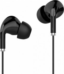 Słuchawki Kruger&Matz Słuchawki dokanałowe z mikrofonem na USB-C Kruger&Matz C1 czarne 2