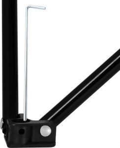 Springos Zestaw kempingowy stolik i 2 krzesła z oparciem, składane meble turystyczne czarny UNIWERSALNY 5