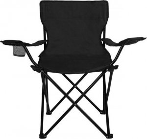 Springos Zestaw kempingowy stolik i 2 krzesła z oparciem, składane meble turystyczne czarny UNIWERSALNY 9