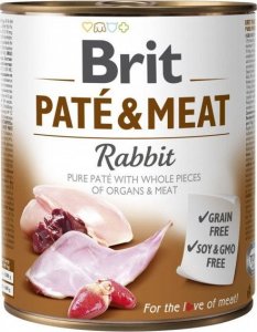 Brit Karma BRIT PAT & MEAT z królikiem dla psa 800g 1