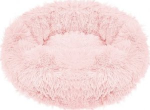 Springos Legowisko dla kota 60cm, pluszowe posłanie dla kota brudny róż UNIWERSALNY 5