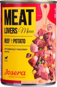 Josera Meatlovers Menu Wołowina z ziemniakami karma mokra dla psów 400g 4
