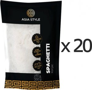 Asia Style Makaron Konjac, spaghetti 20 x 270g (cały karton) - Asia Style 2