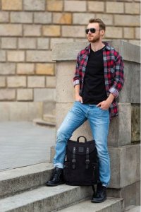 Paolo Peruzzi Plecak męski czarny PAOLO PERUZZI T-19-BL 7