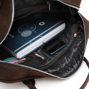 Torba Brdrene Torba męska na laptopa brązowa Brdrene bl22 5