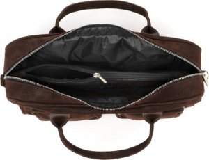 Torba Brdrene Torba męska na laptopa brązowa Brdrene bl22 6