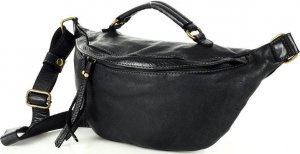 Marco Mazzini Listonoszka nerka skórzana MARCO MAZZINI czarna v211a 6