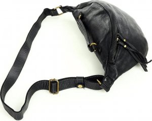 Marco Mazzini Listonoszka nerka skórzana MARCO MAZZINI czarna v211a 7