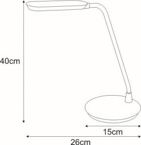 Lampka biurkowa Lumes czerwona  (E19664K-BL1208 CZERWONYK-BL1208-CZERWONY) 3