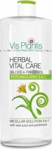 Vis Plantis Vis Plantis Herbal Vital Care Płyn Micelarny 3w1 aloes + pantenol  500ml 2