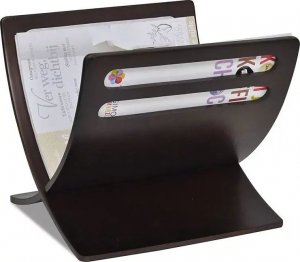 Elior Stojak na gazety Varis 3X - brązowy 4