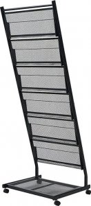 Elior Stojak na gazety broszury reklamę Max - Czarny 4