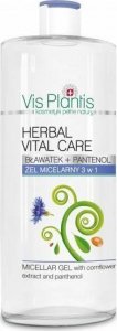 Vis Plantis Vis Plantis Herbal Vital Care Płyn Micelarny 3w1 bławatek + pantenol  500ml 2