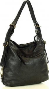 Marco Mazzini MARCO MAZZINI Miejska torebka plecak skórzana convertible leather bag czarny 8