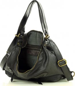 Marco Mazzini MARCO MAZZINI Miejska torebka plecak skórzana convertible leather bag czarny 9