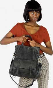 Marco Mazzini Torebka plecak 2w1 MARCO MAZZINI czarny v166d 2