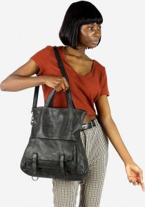 Marco Mazzini Torebka plecak 2w1 MARCO MAZZINI czarny v166d 4