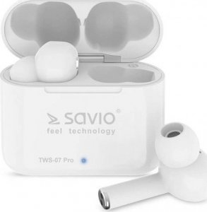 Powerbank Savio SAVIO BEZPRZEWODOWE SŁUCHAWKI BLUETOOTH 5.0 Z POWER BANKIEM TWS-07 PRO 1