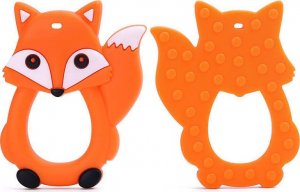 Dumel Silikonowa szczoteczka do zębów dla dzieci zielony kaktus + gryzak lisek BPA Free 7