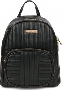 Versoli Plecak damski ekoskóra pojemny B5 regulowany modny czarny I53 4