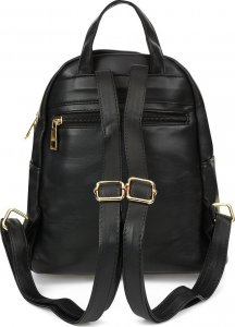 Versoli Plecak damski ekoskóra pojemny B5 regulowany modny czarny I53 5