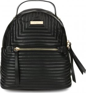 Versoli Plecak damski ekoskóra pojemny B5 regulowany modny czarny I61 3