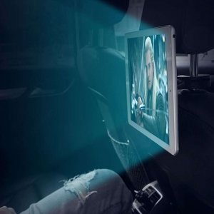 4kom.pl Uchwyt samochodowy Magnetyczny uniwersalny do telefonu na zagłówek Black 5