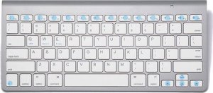 4kom.pl Uniwersalna Klawiatura Bezprzewodowa Bluetooth do iPad iMac iOS Android Windows + Stojak na biurko 7