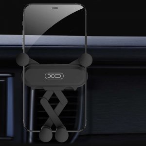 4kom.pl Uchwyt grawitacyjny do samochodu Holder do auta XO C41 na telefon smartfon do kratki Czarny 7