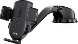 4kom.pl Uchwyt samochodowy XO C89 Holder do auta na telefon na deskę kokpit szybę Czarny 3