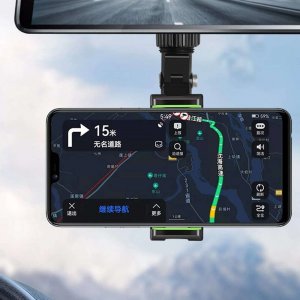 4kom.pl Uchwyt samochodowy XO C107 na telefon 6.8 cali na lusterko wsteczne czarny 7